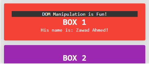 Box 2 3.7. চাইল্ড হিসেবে অ্যাড করা